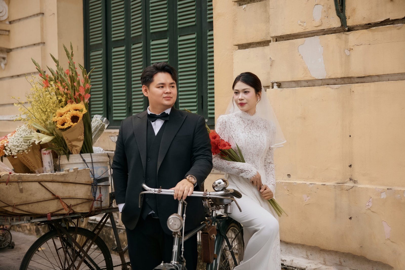 Ảnh cưới thật Vân Kiên và Thu Vân, nguồn cảm hứng cho các mẫu thiệp VK Wedding